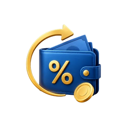 Cashback fino al 25%